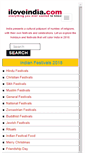 Mobile Screenshot of festivals.iloveindia.com