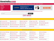 Tablet Screenshot of gift-ideas.iloveindia.com