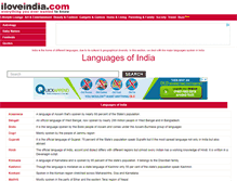 Tablet Screenshot of languages.iloveindia.com